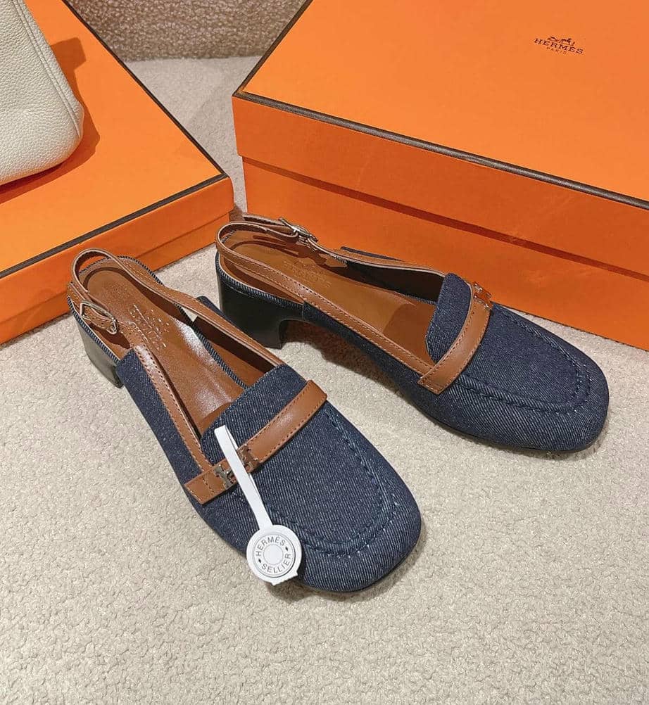 Hermès loafer slingback-5